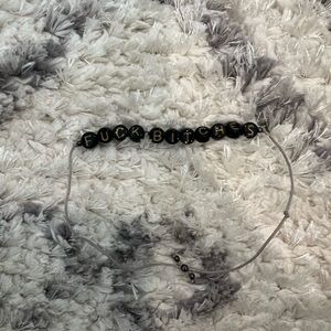 Black & Gold Venessa Arizaga Beaded Bracelet